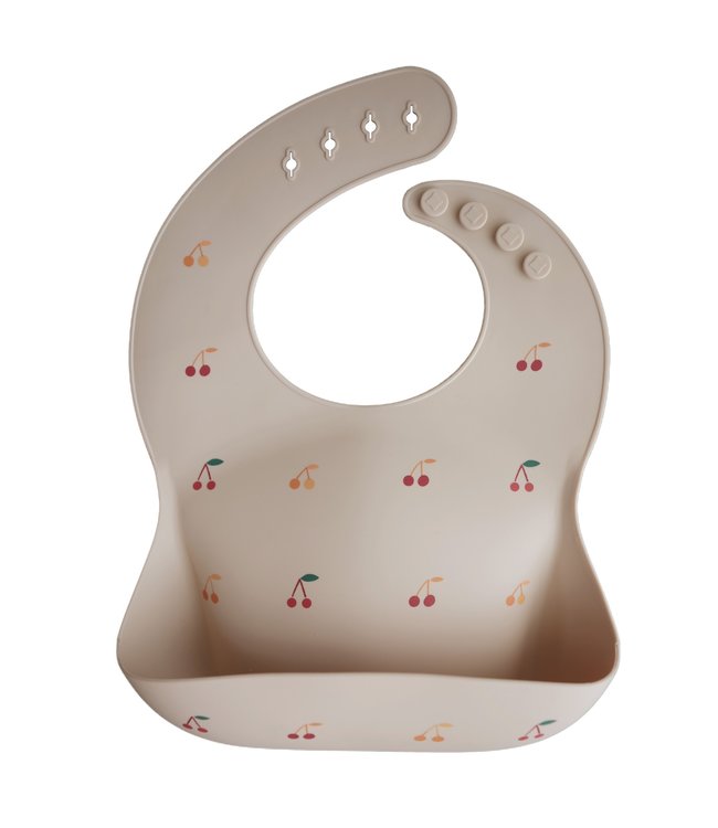 Mushie Mushie - Silicone Bibs - Cherries