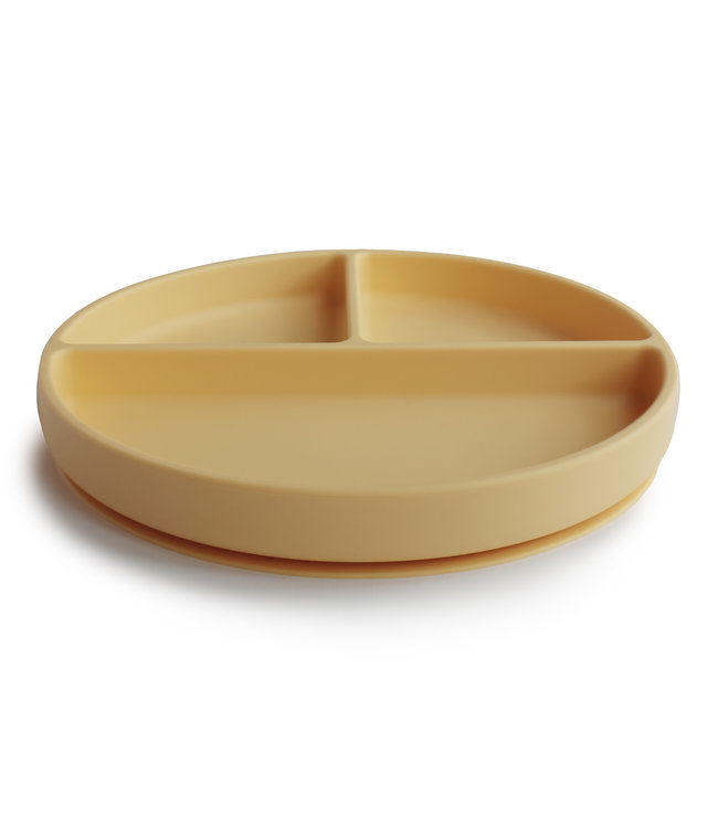 Mushie Mushie - Silicone Plate - Pale Daffodil