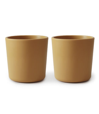 Mushie Mushie - Cup - Mosterd (2 Pcs)