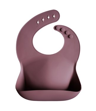 Mushie Mushie - Silicone Bib - Dusty Rose