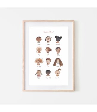 Mushie Mushie - Poster Large - Feelings