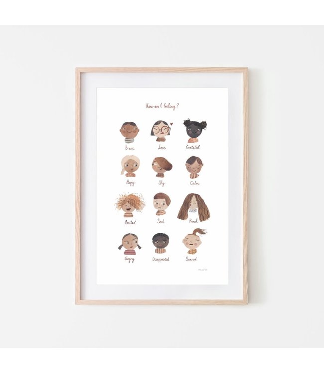 Mushie Mushie - Poster Large - Feelings