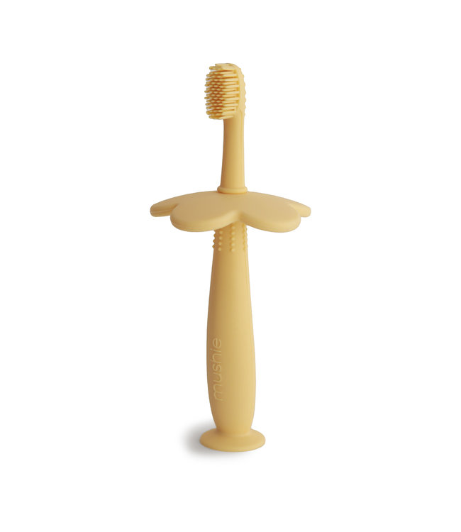 Mushie Mushie - Toothbrush Flower - Pale Daffodil