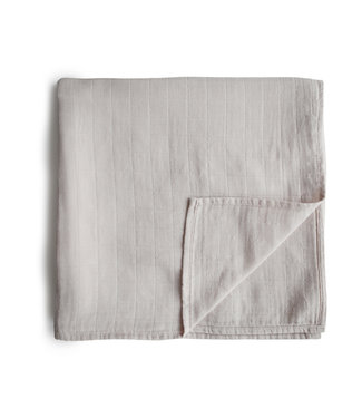 Mushie Mushie - Swaddle - Fog - 120Cm X 120Cm