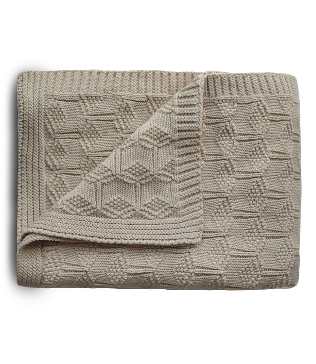 Mushie Mushie - Blanket - Honeycomb Beige
