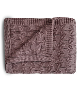 Mushie Mushie - Blanket - Honeycomb Desert Rose