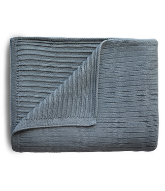 Mushie Mushie - Blanket - Ribbed Smoke