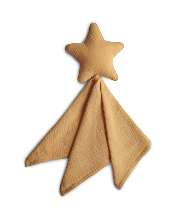 Mushie Mushie - Lovey Blanket - Star Fall Yellow