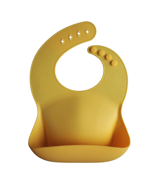 Mushie Mushie - Silicone Bib - Mineral Yellow