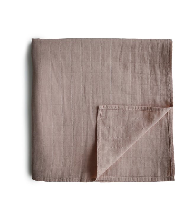 Mushie Mushie - Swaddle - Natural - 120Cm X 120Cm