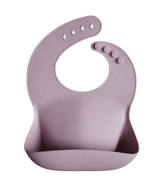 Mushie Mushie - Silicone Bib - Pale Mauve