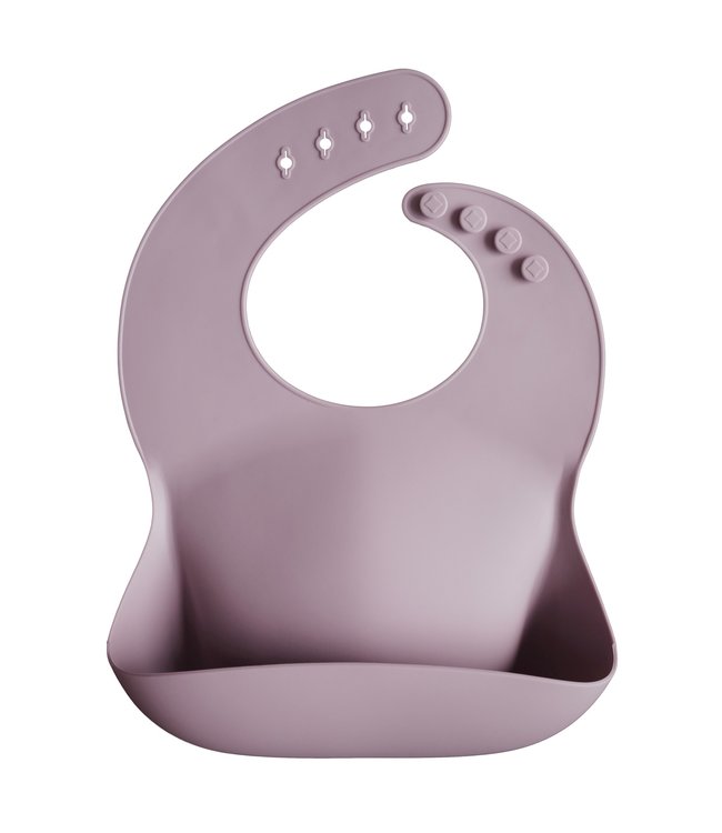 Mushie Mushie - Silicone Bib - Pale Mauve