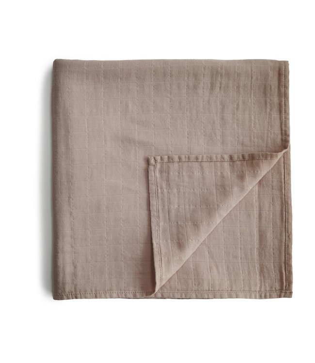 Mushie Mushie - Swaddle - Pale Taupe - 120Cm X 120Cm