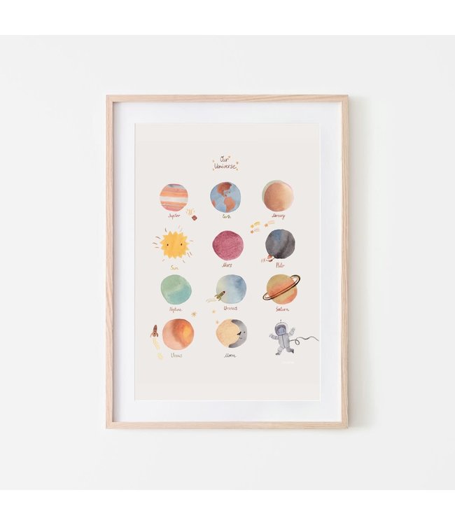 Mushie Mushie - Poster Large - Space