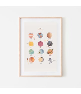 Mushie Mushie - Poster Medium - Space