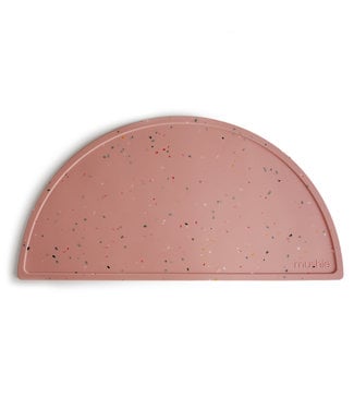 Mushie Mushie - Placemat - Confetti - Pink Powder