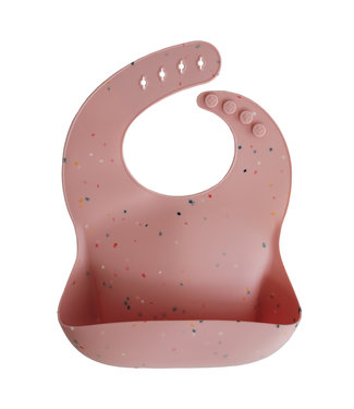 Mushie Mushie - Silicone Bibs - Pink Confetti
