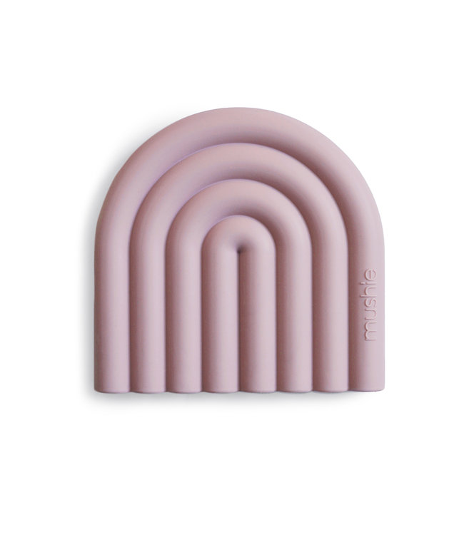 Mushie Mushie - Teether Rainbow - Mauve