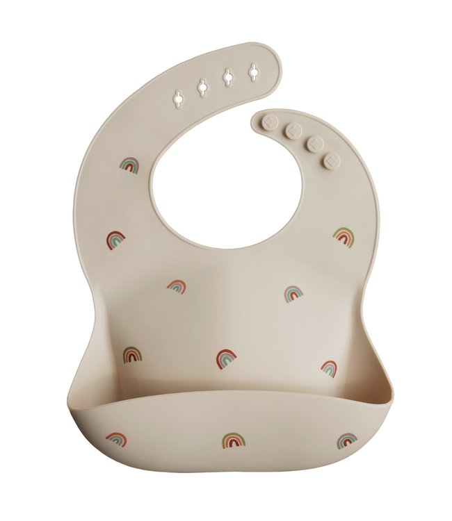 Mushie Mushie - Silicone Bibs - Rainbow