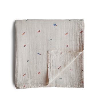 Mushie Mushie - Swaddle - Retro Cars