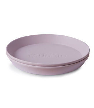Mushie Mushie - Plates Round - Soft Lilac(2 Pcs)