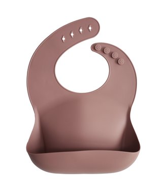 Mushie Mushie - Silicone Bib - Woodchuck