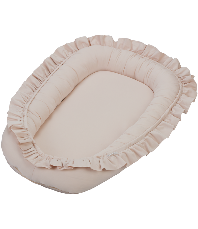 Cotton & Sweets Cotton & Sweets - Baby nest SG with ruffles Powder pink