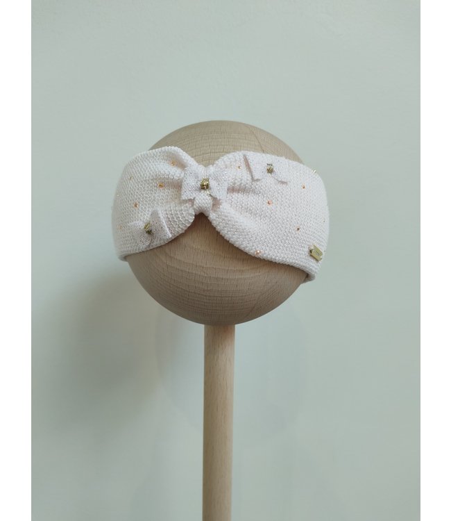 Il trenino Il Trenino - Haarband Roze Met Strikjes En Strass