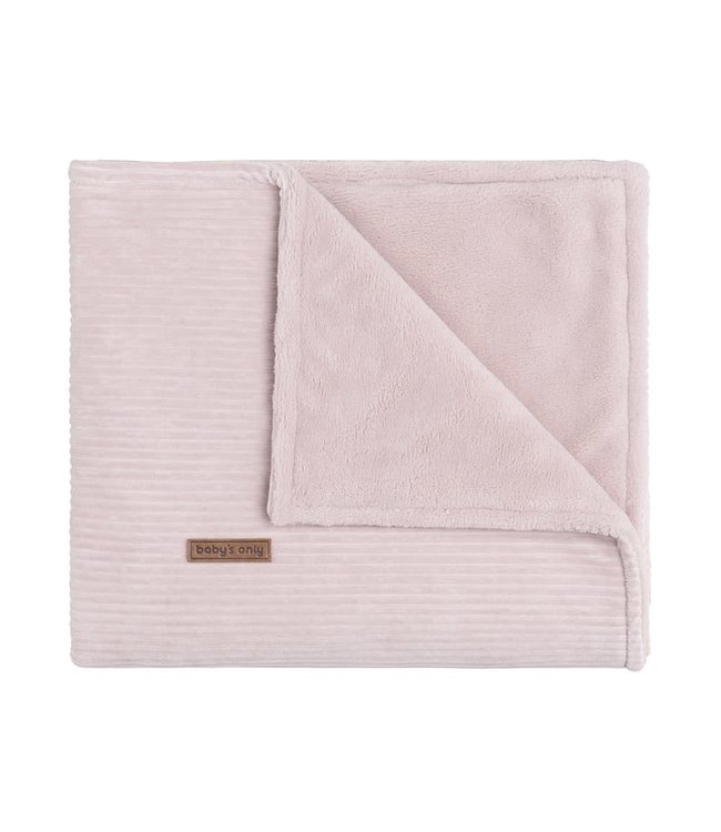 Baby's Only Baby's Only - Ledikantdeken teddy Sense oud roze