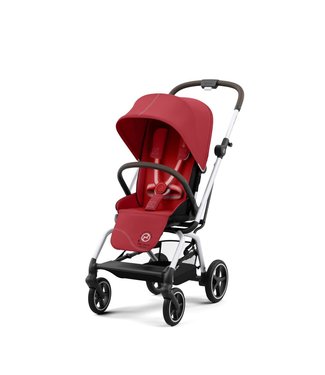 Cybex Cybex - EEZY S TWIST Plus 2 Silver frame met zit Hibiscus Red