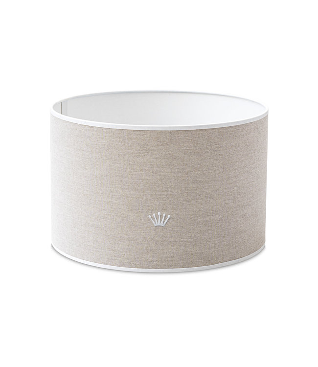 First First - floor standing lampshade BRISTOL ETHNIC WHITE - beige