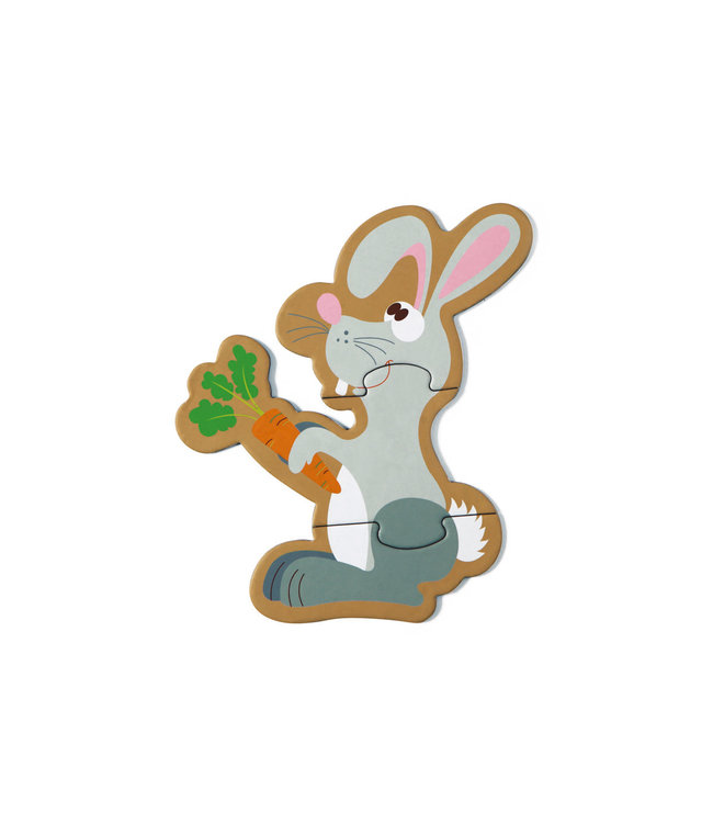 Scratch Scratch - Puzzel: BEGINNERSPUZZELS - BOERDERIJ ca. 13-19cm, met 5 puzzles 3-4-5-6-8 stuks, in karton, in doos diam.18xH12cm, 2+