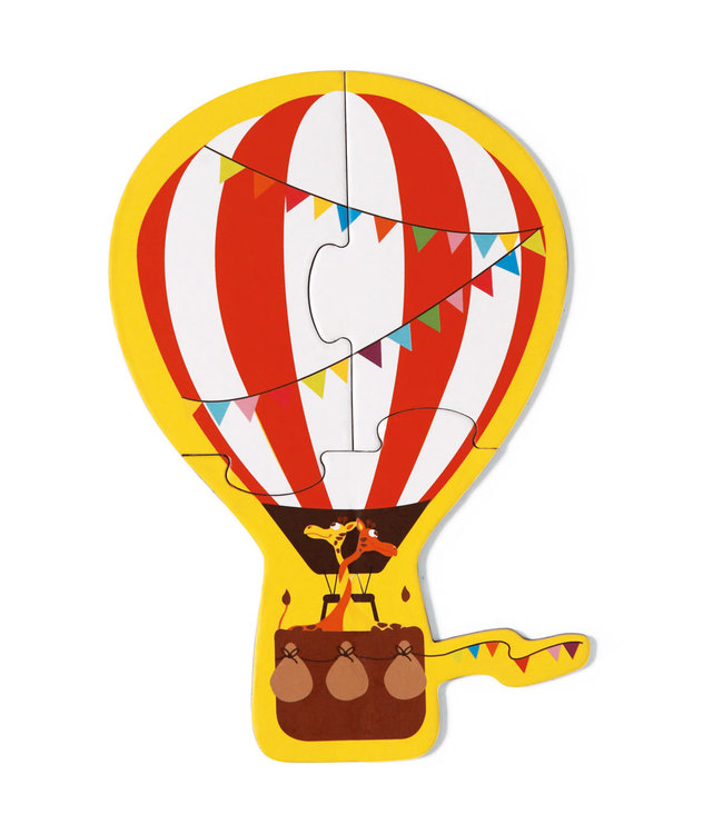 Scratch Scratch - Puzzel: BEGINNERSPUZZELS - VOERTUIGEN ca. 13-19cm, met 5 puzzles 3-4-5-6-8 stuks, in karton, in doos diam.18xH12cm, 2+