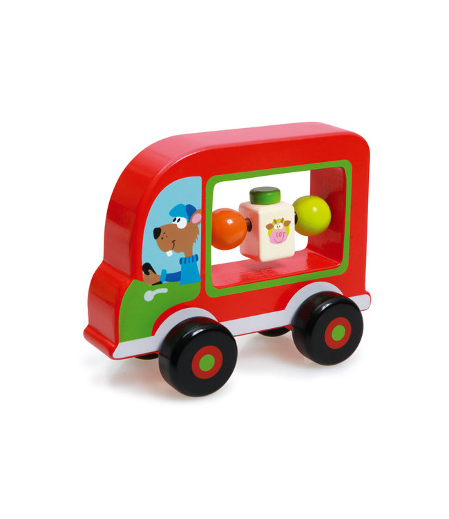 Scratch Scratch  - Preschool: MIJN EERSTE AUTO met beer 14x6.5x11cm, in doos, 12m+