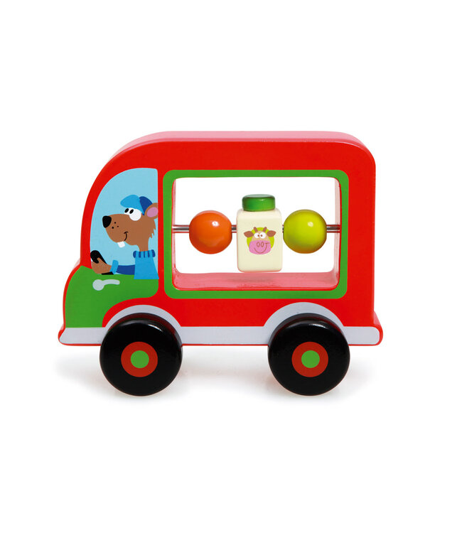 Scratch Scratch  - Preschool: MIJN EERSTE AUTO met beer 14x6.5x11cm, in doos, 12m+