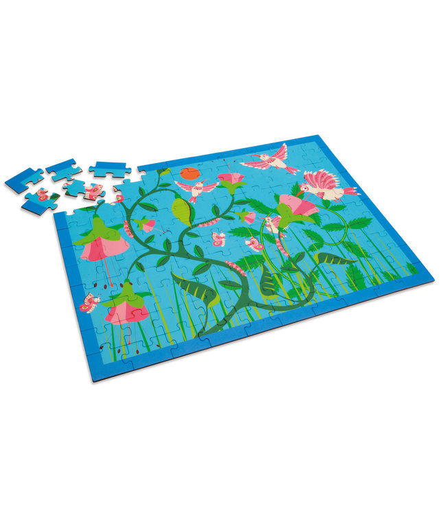 Scratch Scratch - Puzzel 100pcs: KOLIBRIES 60x43.5cm, in doos diam.26xH10cm, 5+