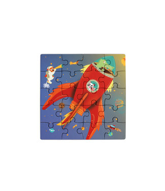 Scratch Scratch - Puzzel Magnetisch: MAGNETISCH PUZZELBOEK TO GO - RUIMTE 18x18x1.5cm (gesloten), 54x18x0.5cm (open), met 2 magnetische puzzels van 20 stuks, 3+