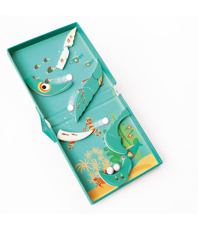 Scratch Scratch - Puzzel Magnetisch: MAGNETIC PUZZLE RUN - WALVIS 9 stuks 15.5x20.5x2cm (gesloten), 15.5x32.5x2cm (open), 2-in-1: puzzel en knikkerbaan met 5 knikkers, 3+