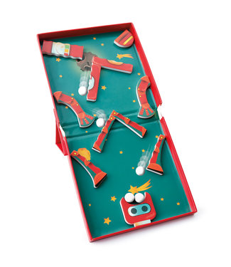 Scratch Scratch - Puzzel Magnetisch: MAGNETIC PUZZLE RUN - ROBOT 11 stuks 15.5x20.5x2cm (gesloten), 15.5x32.5x2cm (open), 2-in-1: puzzel en knikkerbaan met 5 knikkers, 3+