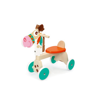 Scratch Scratch  - Mobiliteit: 4-WHEEL WALKER INDIAANSE PONY 62x25x50cm, max. 25kg, in doos, 1-3 jaar