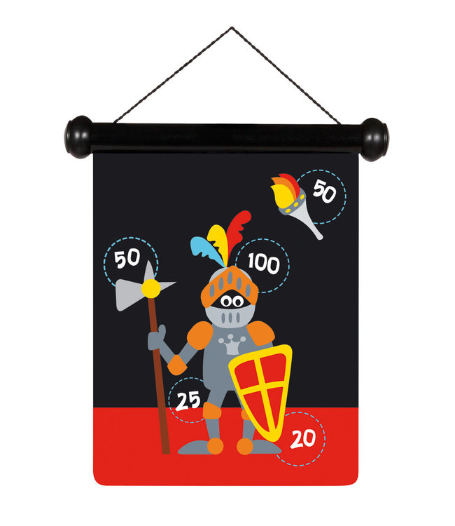 Scratch Scratch - Active Play: MAGNETISCHE DARTS small / Ridder 24x30cm, 2-zijdig bedrukt, in tube, 5+