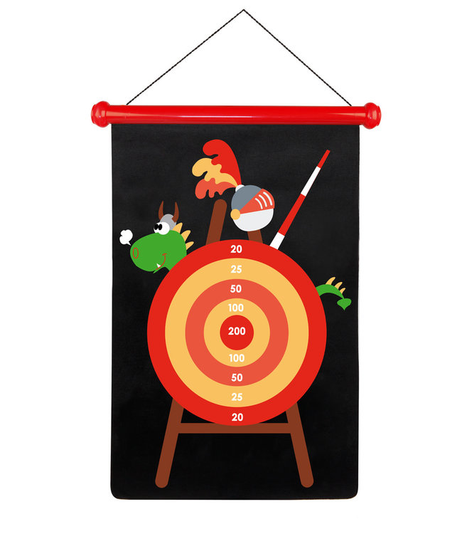 Scratch Scratch  - Active Play: MAGNETISCHE DARTS Ridder 36x55cm, 2-zijdig bedrukt, in tube, 5+