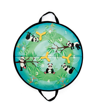 Scratch Scratch - Active Play: DISKER GAME magnetisch / Panda diam.60cm, met 3 magnetische diskers, in doos 61x31x2cm, 3+