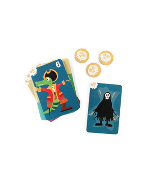 Scratch Scratch - Compact Game: PIRATENZOEKTOCHT, met 3 verschillende spelletjes, in vormendoos 12.5x12x3.5cm, 4+