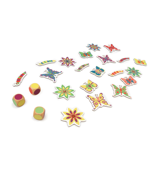 Scratch Scratch - Compact Game: CATCH-A-BUTTERFLY, in vormendoos 13x10,8x3,5cm, 3+