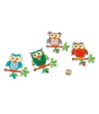 Scratch Scratch - Compact Game: OWL PUZZLING GAME, in vormendoos 12,5x14x3,5cm, 3+