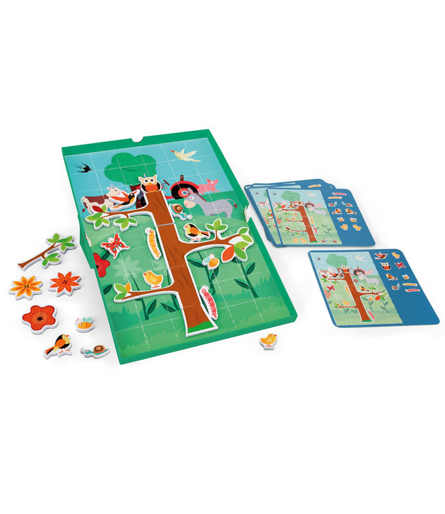 Scratch Scratch - EduLogic Box: FARM FUN 25.5x23x2cm (gesloten), 25.5x38x2cm (open), magnetisch, met 20 uitdagingen en 2 niveaus, 4+