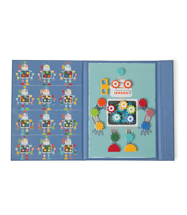 Scratch Scratch - EduLogic Book: Colours&Shapes/ROBOT 18,2x25,6x1,3cm (gesloten), 51,5x25,6x1cm (open), magnetisch, 4+