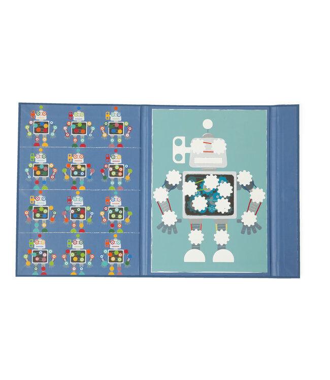 Scratch Scratch - EduLogic Book: Colours&Shapes/ROBOT 18,2x25,6x1,3cm (gesloten), 51,5x25,6x1cm (open), magnetisch, 4+