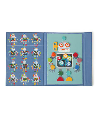 Scratch Scratch - EduLogic Book: Colours&Shapes/ROBOT 18,2x25,6x1,3cm (gesloten), 51,5x25,6x1cm (open), magnetisch, 4+